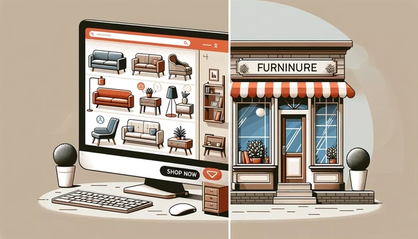 Comprar Muebles Online vs. Tiendas Físicas: La Revolución Digital