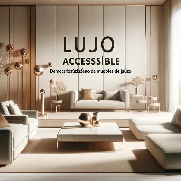 Lujo accesible: Democratización del diseño de muebles de lujo