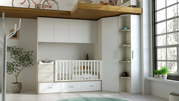 dormitorio infantil tren