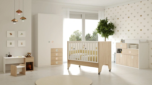 dormitorio infantil blanco